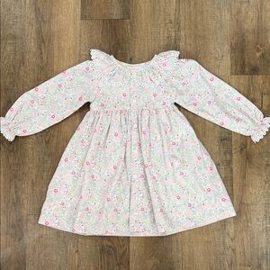 Cecil and Lou,Floral Pink Kids Dress